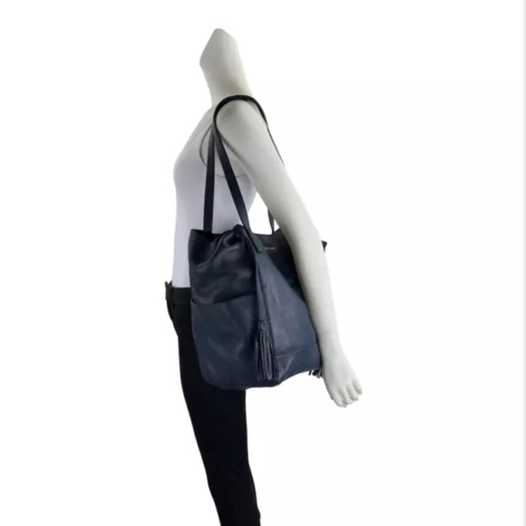 Michael Kors Ashbury Grab Tote Bag Blue - Picture 3 of 13